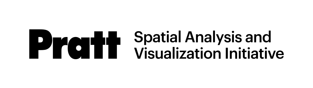 Pratt in bold black letters. Next to Spatialize Analysis and Visualization Lab