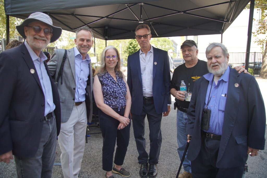 Dan McHugh, far left with members of GISMO in at the 9/11 20 year commemoration, Sept 11, 2021.